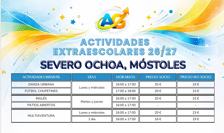 EXTRAESCOLARES INFANTIL